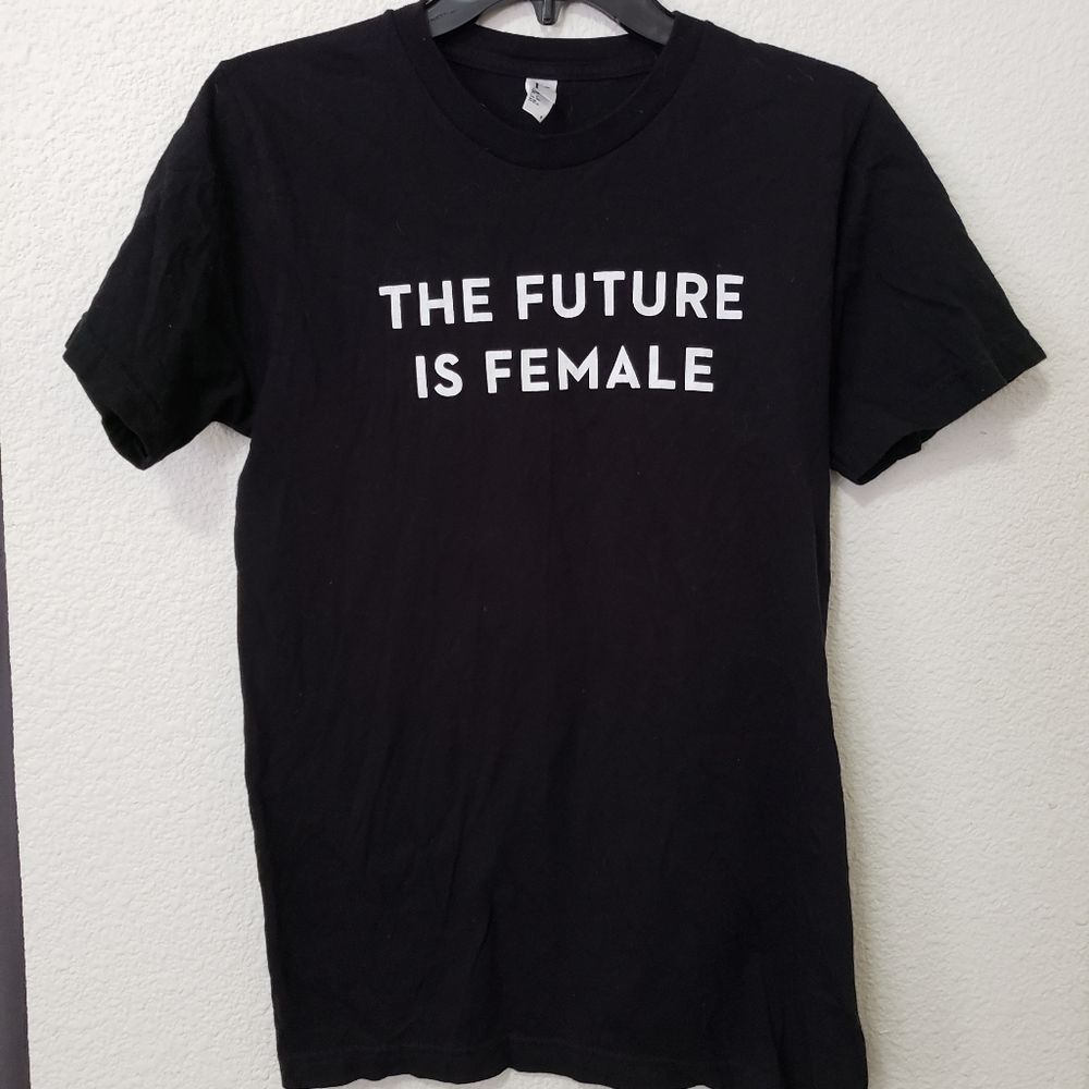 Black screen print t-shirt